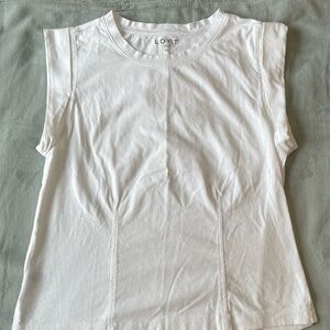 LOFT Classic White Tee